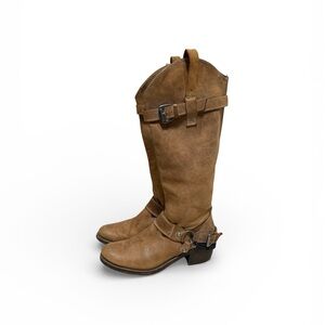 Lavorazione Artigiana Brown Leather Boots Size 8